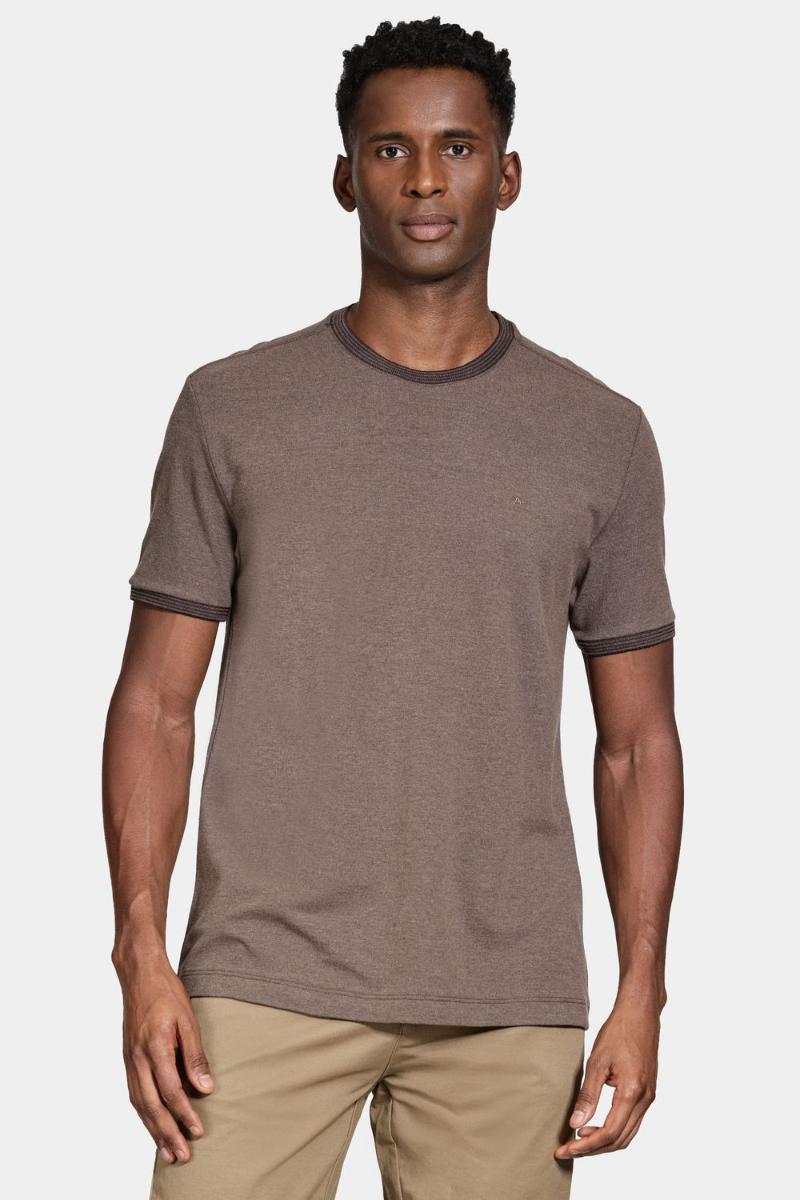 Camiseta Aramis Regular Manga Curta Castor - 2