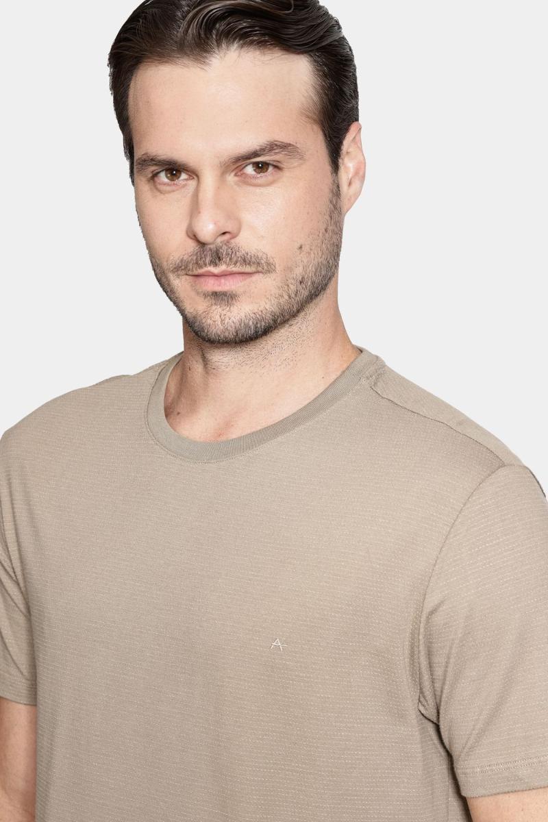 Camiseta Aramis Aramis Maquineta Out Bege - 4