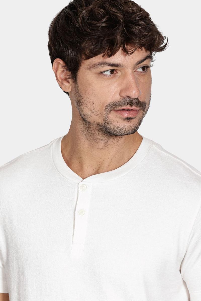 Camiseta Aramis Manga Curta Tricot Off White - 3