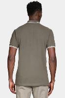 Polo Aramis Aramis Manga Curta Frisos New Castor