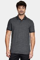 Polo Aramis Aramis Manga Curta Frisos Grafite Mescla - 2