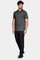 Polo Aramis Aramis Manga Curta Frisos Grafite Mescla - 3