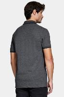 Polo Aramis Aramis Manga Curta Frisos Grafite Mescla - 5