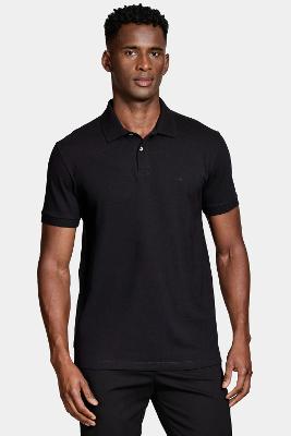 Polo Aramis Aramis Algodão Piquet Manga Curta Preto