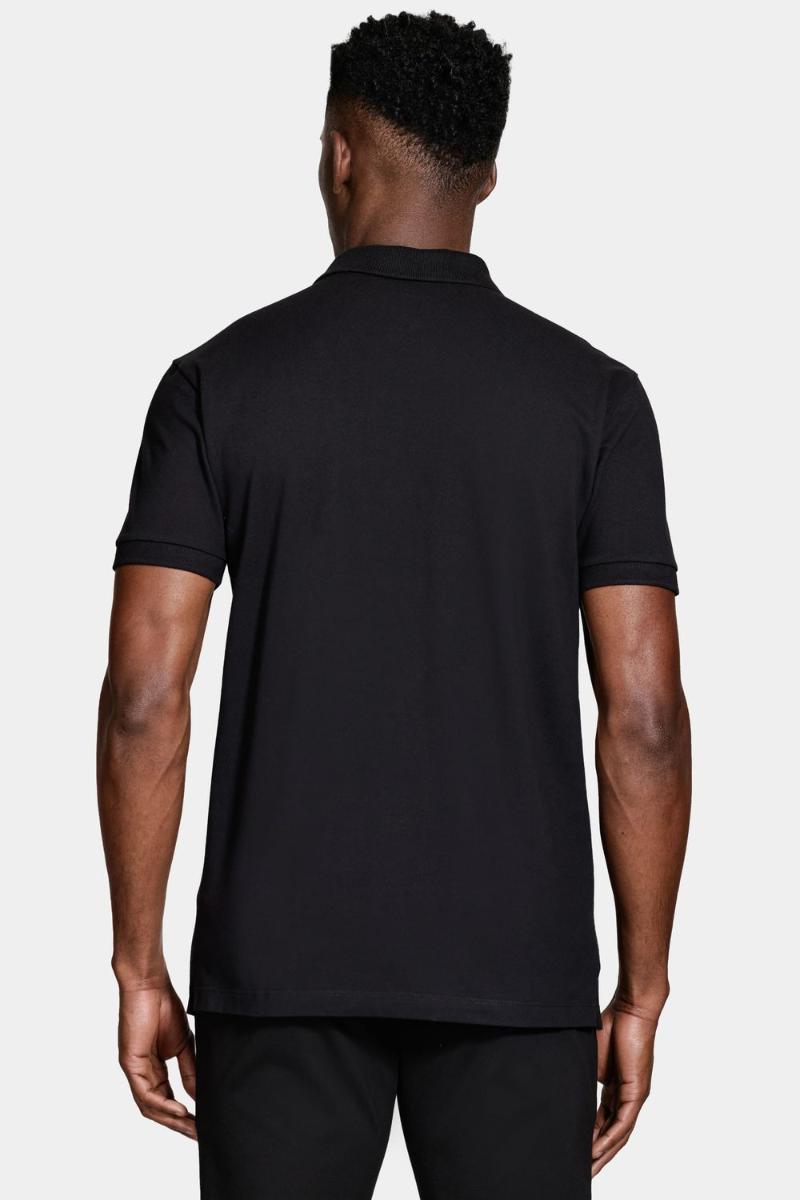 Polo Aramis Aramis Algodão Piquet Manga Curta Preto - 4