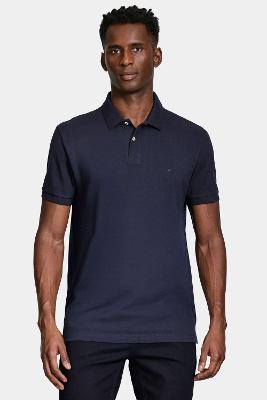 Polo Aramis Aramis Algodão Piquet Manga Curta Marinho