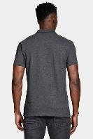 Polo Aramis Algodão Piquet Manga Curta Grafite Mescla - 5