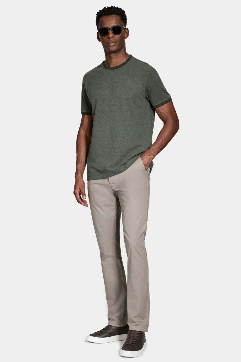 Camiseta Aramis Regular Manga Curta Verde Militar - 3