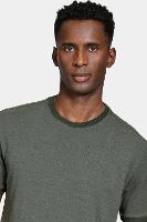 Camiseta Aramis Regular Manga Curta Verde Militar