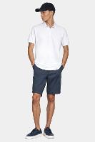 Polo Aramis Manga Curta Malha Pontilhada Branco - 3