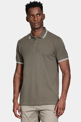 Polo Aramis Aramis Manga Curta Frisos New Verde Oliva