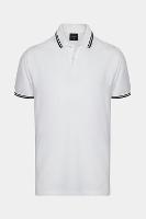 Polo Aramis Aramis Manga Curta Frisos New Off White - 1