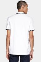 Polo Aramis Aramis Manga Curta Frisos New Off White - 5