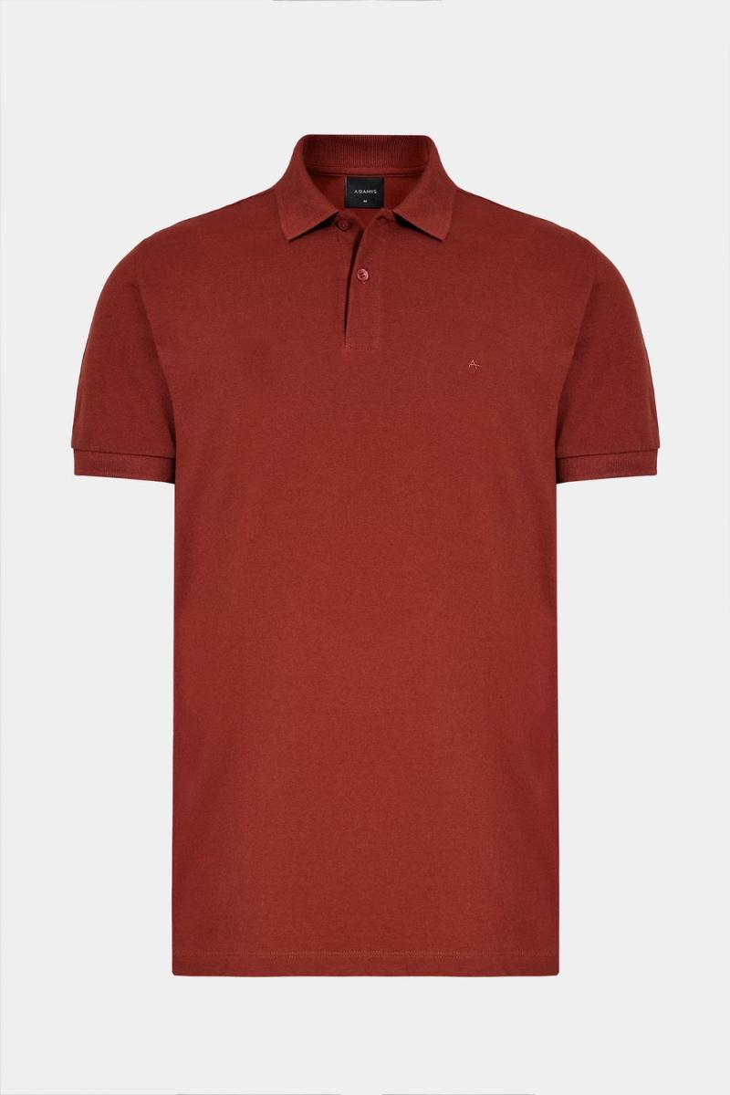 Polo Aramis Piquet Algodão Básico Manga Curta Tijolo - 5