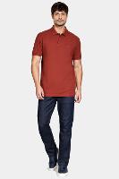 Polo Aramis Piquet Algodão Básico Manga Curta Tijolo - 2