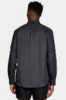 Camisa Aramis Manga Longa Regular Linho Preto - 6