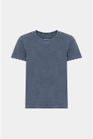 Camiseta Aramis Piquet Estonada Manga Curta Azul Neblina - 5