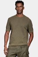 Tricot Aramis Manga Curta Algodão Piquet Oliva - 1