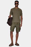 Tricot Aramis Manga Curta Algodão Piquet Oliva - 2