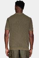 Camiseta Aramis Manga Curta Algodão Tricot Oliva - 5