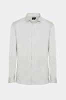 Camisa Aramis Manga Longa Sarja Caqui Branco - 2