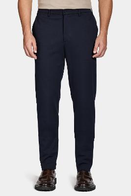 Calça Aramis Alfaiataria Malha Cós Elástico Marinho