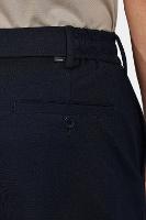 Calça Aramis Alfaiataria Malha Cós Elástico Marinho