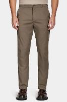 Calça Aramis Chino Slim Clássica Sarja Verde Militar - 3