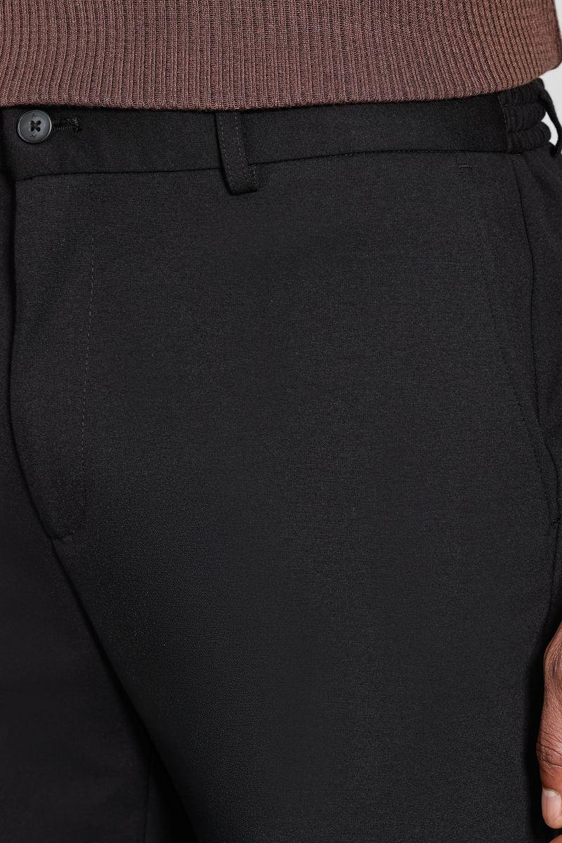 Calça Aramis Alfaiataria Malha Cós Elástico Preto - 3