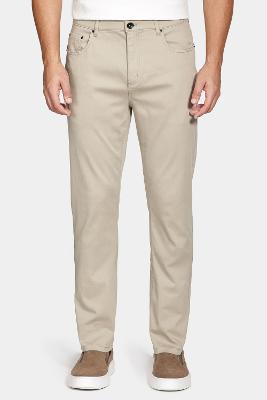 Calça Aramis 5 Pockets Slim Color Comfort Caqui