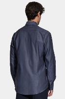 Camisa Aramis Slim Manga Longa Algodão Pima Marinho