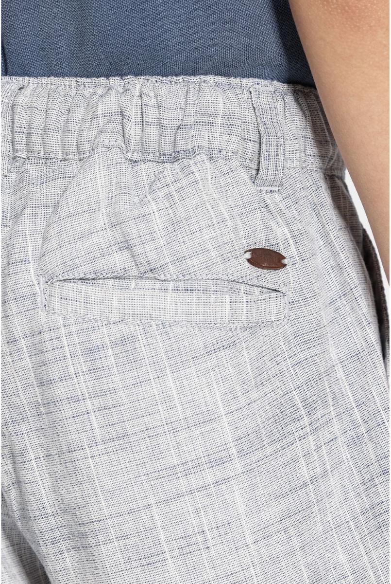 Bermuda Aramis Chino Algodão Flamê Bolsos Marinho - 4