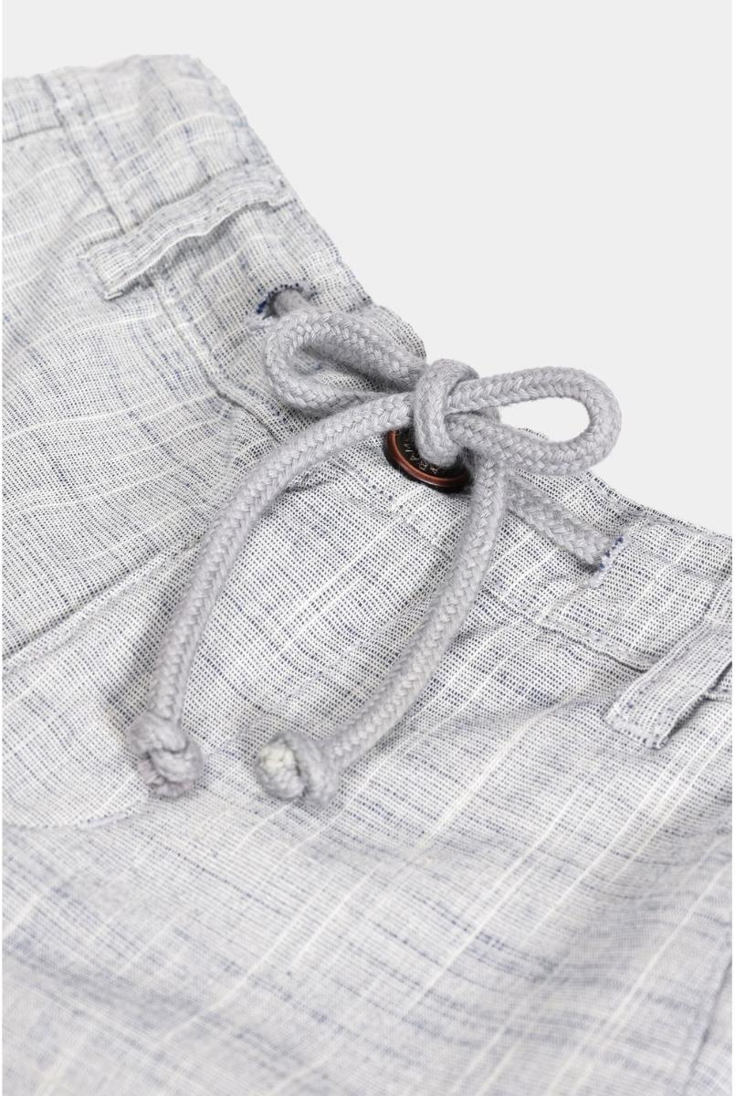 Bermuda Aramis Chino Algodão Flamê Bolsos Marinho - 7