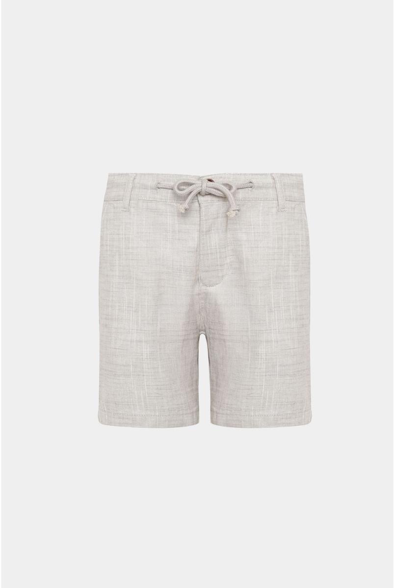 Bermuda Aramis Chino Algodão Flamê Bolsos Off White - 6