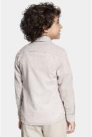 Camisa Aramis Slim flamê Bosco Manga Longa Move Caqui