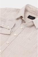 Camisa Aramis Slim flamê Bosco Manga Longa Move Caqui - 6