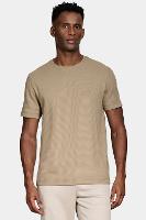 Camiseta Aramis básica Com Textura Ottoman Areia - 2