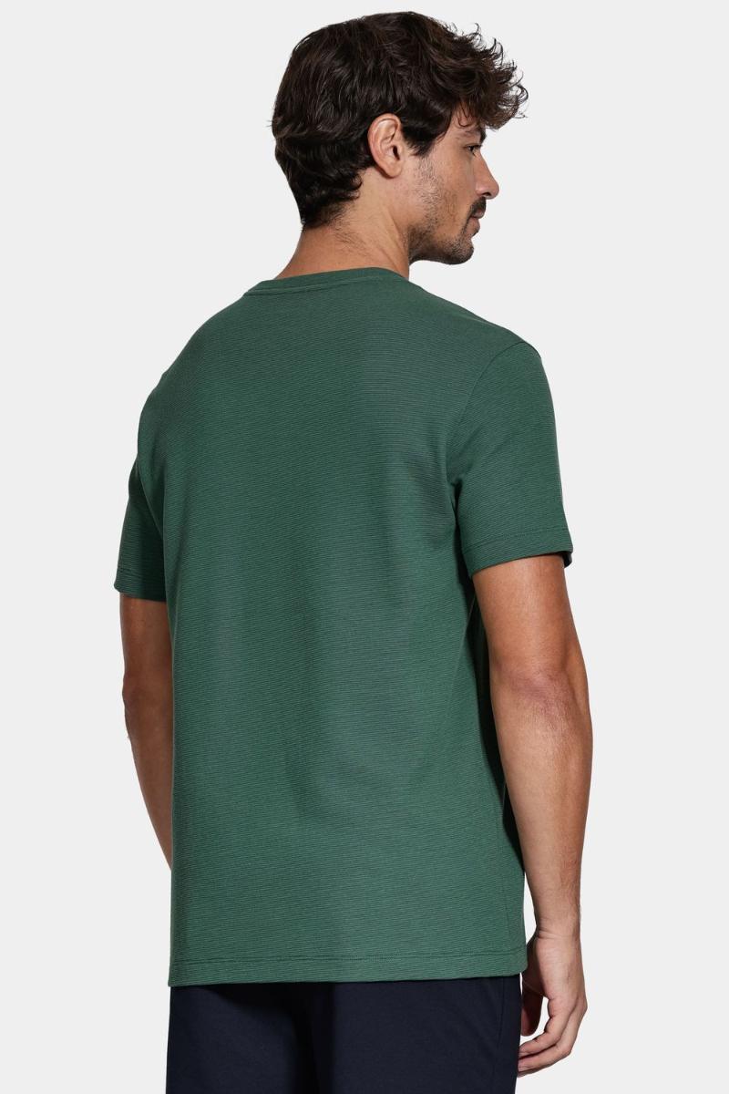 Camiseta Aramis básica Com Textura Ottoman Pinho - 5