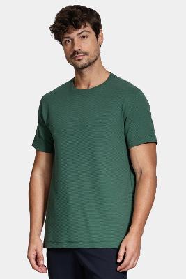 Camiseta Aramis básica Com Textura Ottoman Pinho