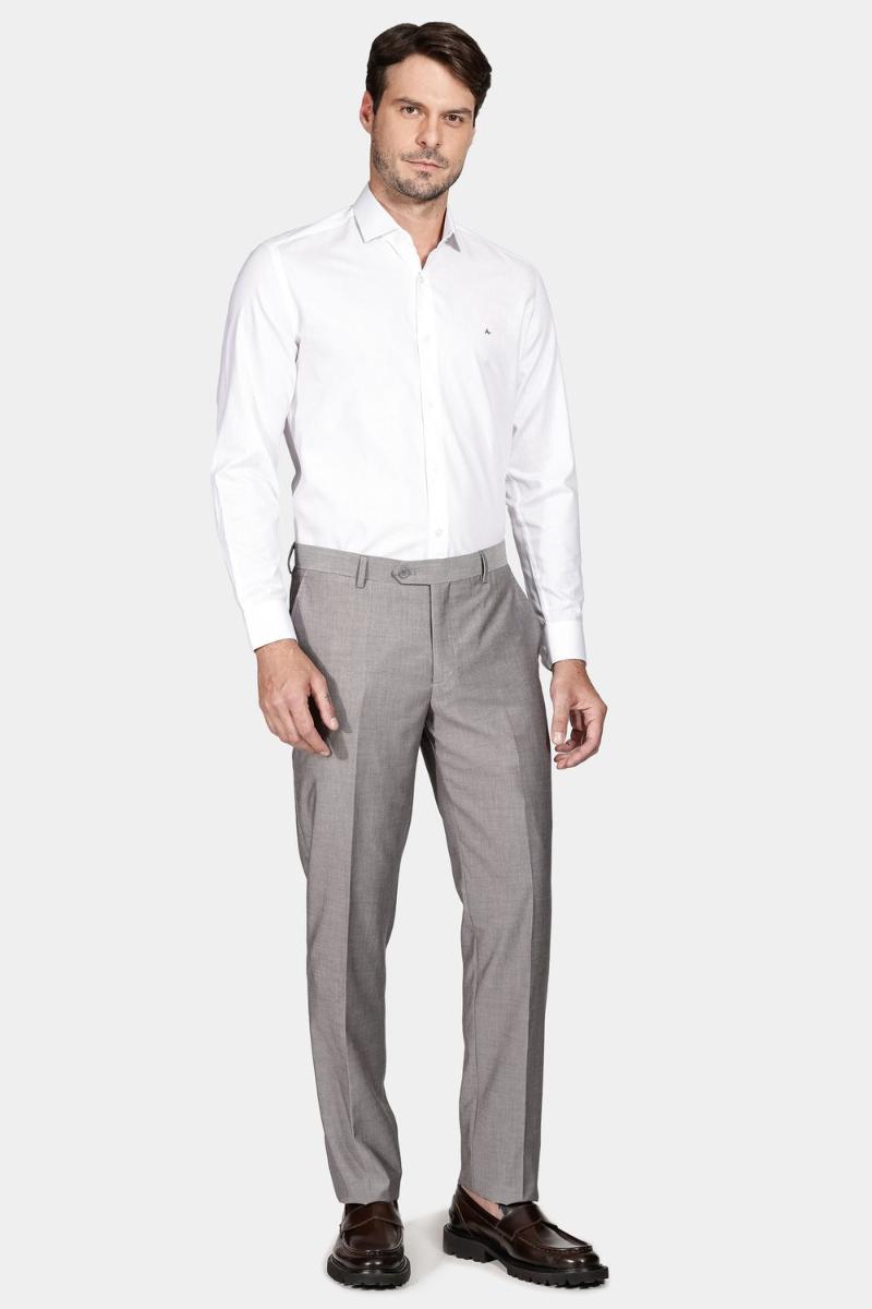 Camisa Aramis Regular de Tricoline Branco - 2