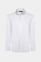 Camisa Aramis Regular de Tricoline Branco - 6