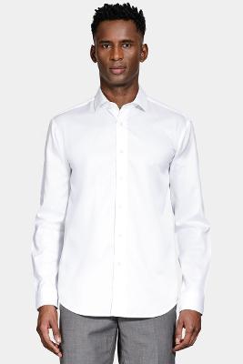 Camisa Regular Social Wrinkle Free Branco