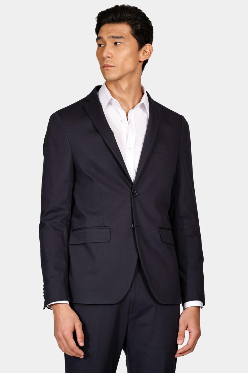 Paletó Aramis Algodão Com Elastano Super Slim Marinho - 1