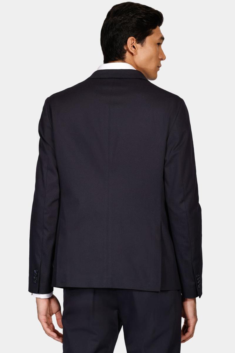 Paletó Aramis Algodão Com Elastano Super Slim Marinho - 4