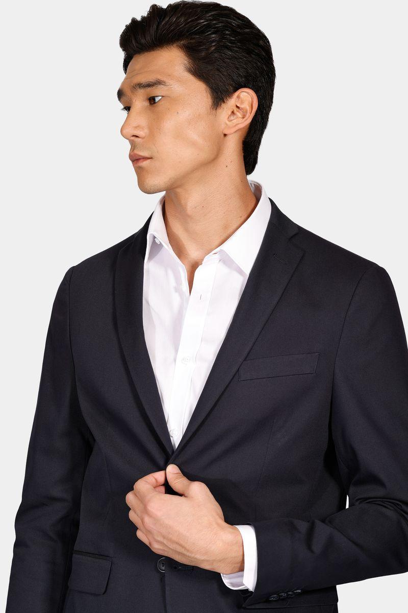 Paletó Aramis Algodão Com Elastano Super Slim Marinho - 3