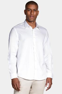 Camisa Aramis Manga Longa Premium Fio 120 Branco