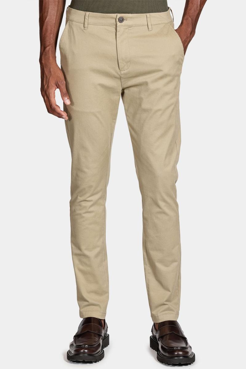 Calça Aramis Chino Clássica Cáqui - 1