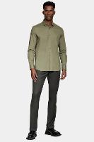 Camisa Aramis Manga Longa Slim Stretch Verde - 1
