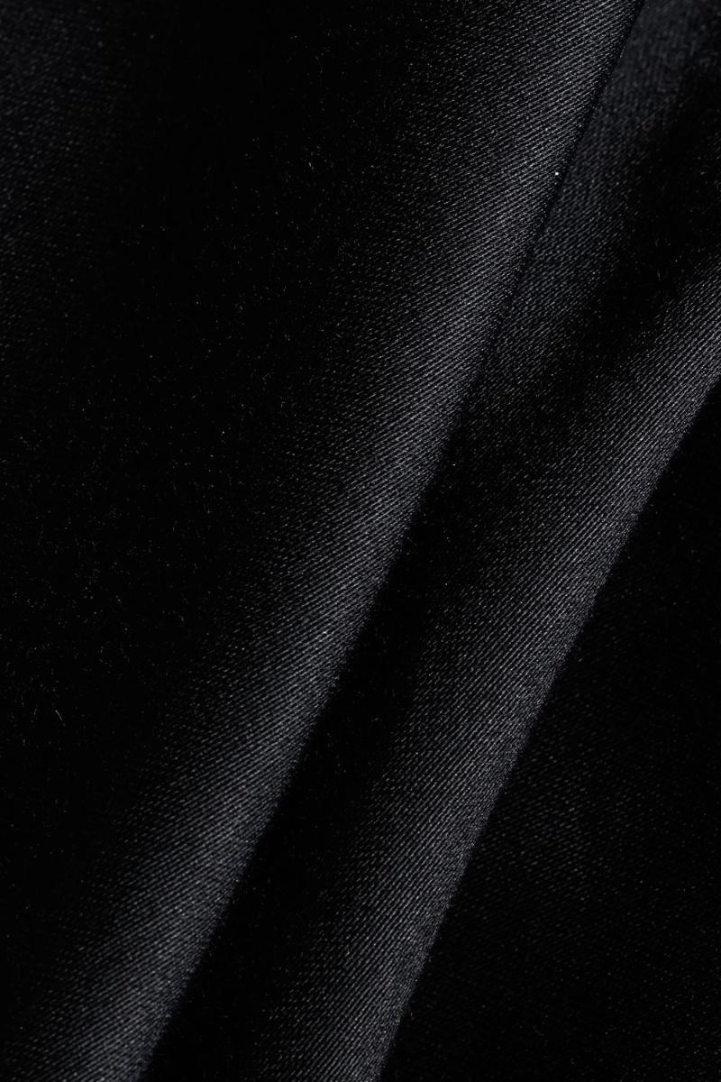 Camisa Aramis Manga Longa Cosmo Slim Cetim Preto - 5