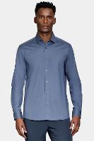 Camisa Aramis Manga Longa Slim em Stretch Liso Azul - 3
